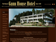 Tablet Screenshot of gunnhousehotel.com